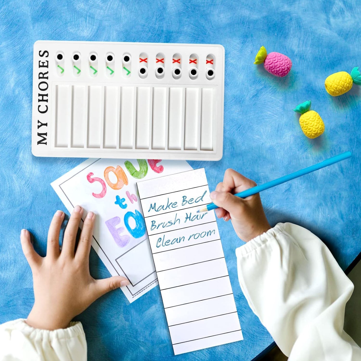 4448 Portable My Chores Home Note Board Management Planning Memo Boards Reminding Time. DeoDap 4448 Portable My Chores Home Note Board Management Planning Memo Boards Reminding Time. DeoDap